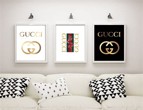 gucci paint|gucci inspired wall art.